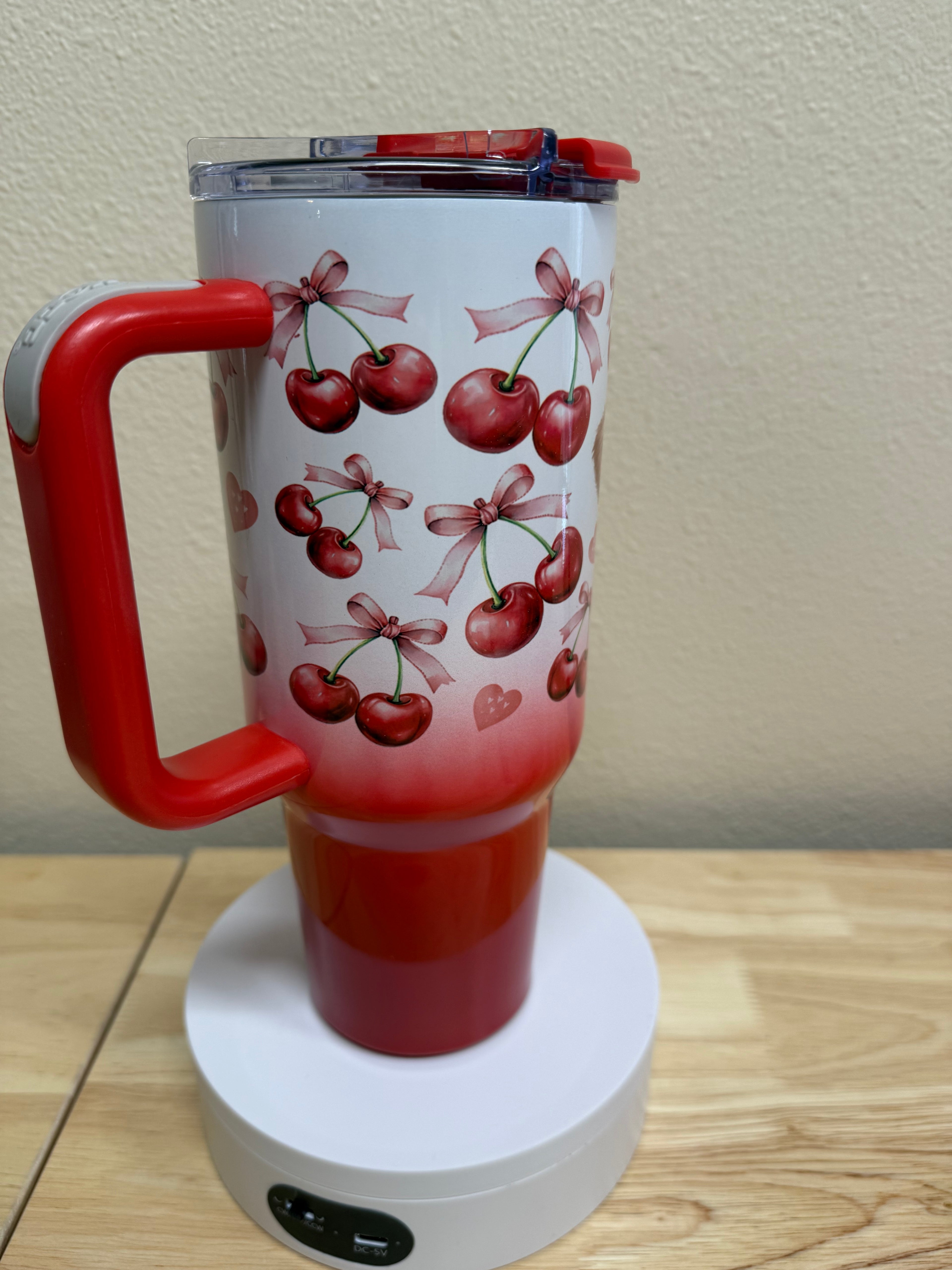 40oz Highland Cow Cherry Tumbler